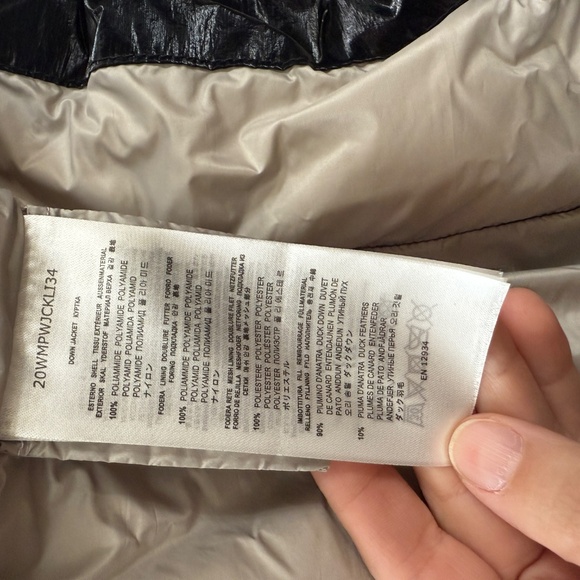 Parajumpers Pia Shiny Down Coat S Black $595 - Picture 3 of 7